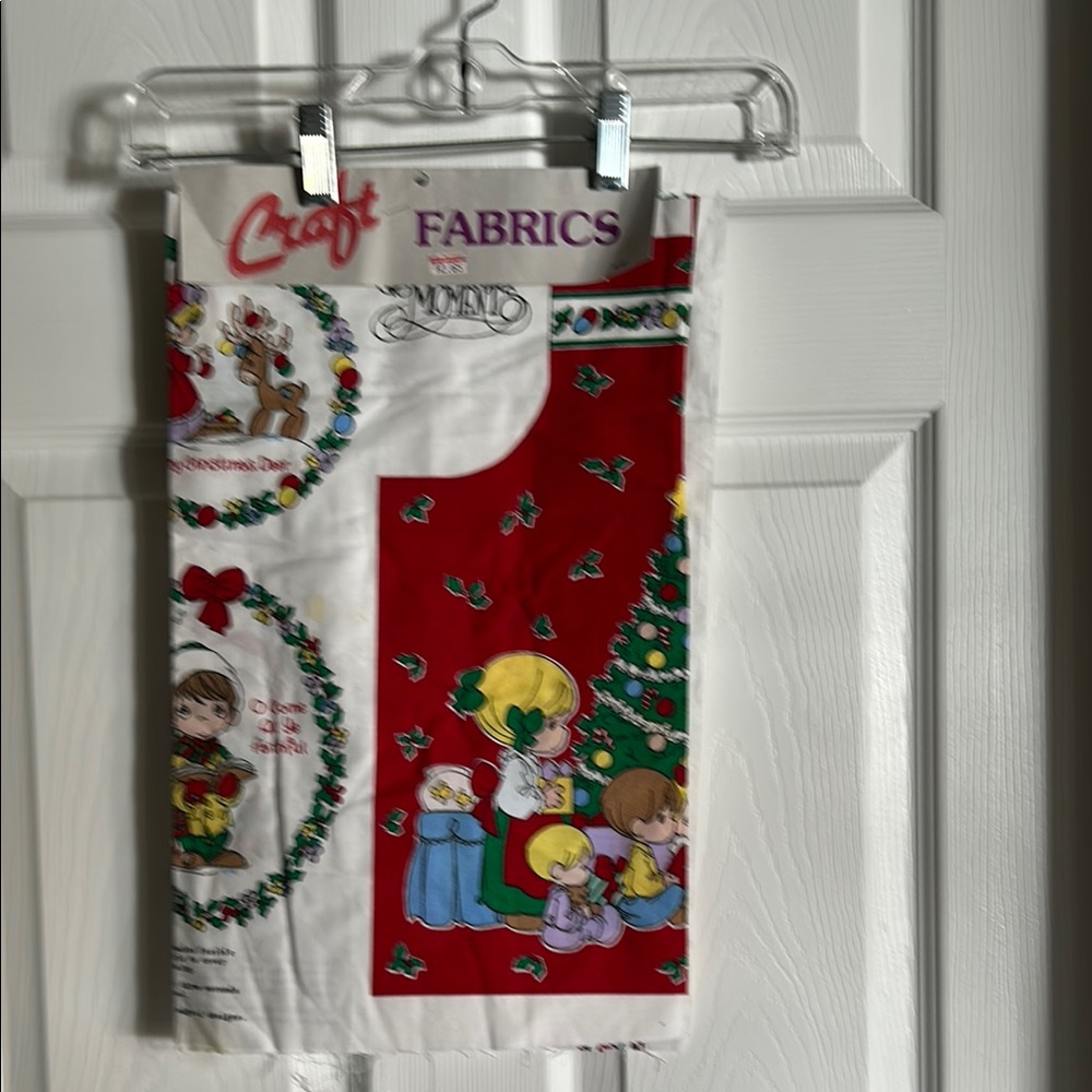 Vintage Christmas Children’s apron craft fabric